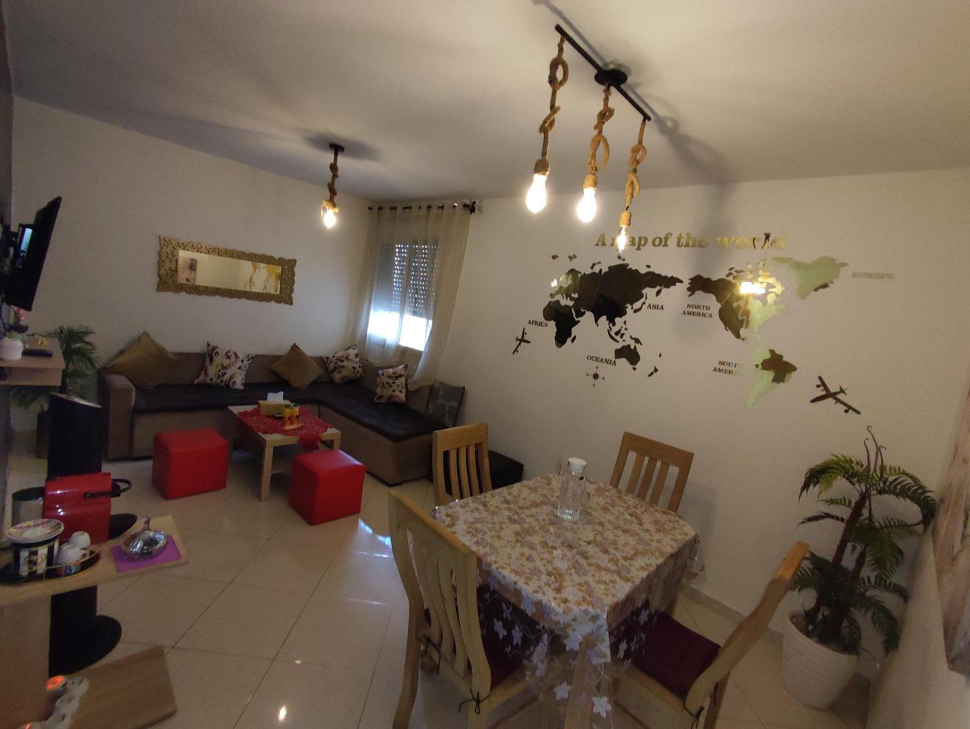Beautiful Ground-Floor Apartment With Portable Air Conditioning, Parking, And Free Wi-Fi Casablanca Exterior photo